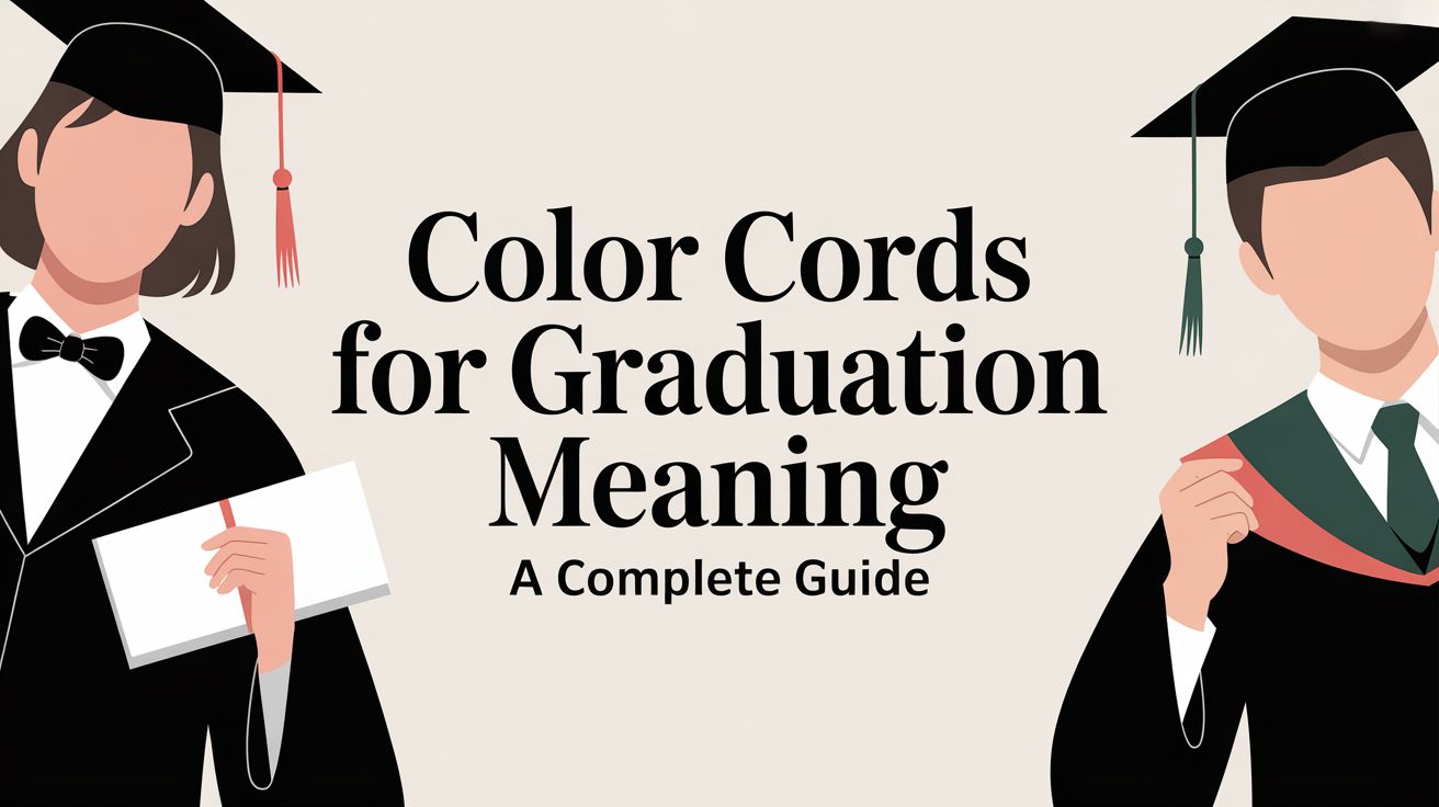 Color Cords for Graduation Meaning: A Complete Guide Graduation Cap and Gown Color Cords for Graduation Meaning: A Complete Guide Graduation Cap and Gown