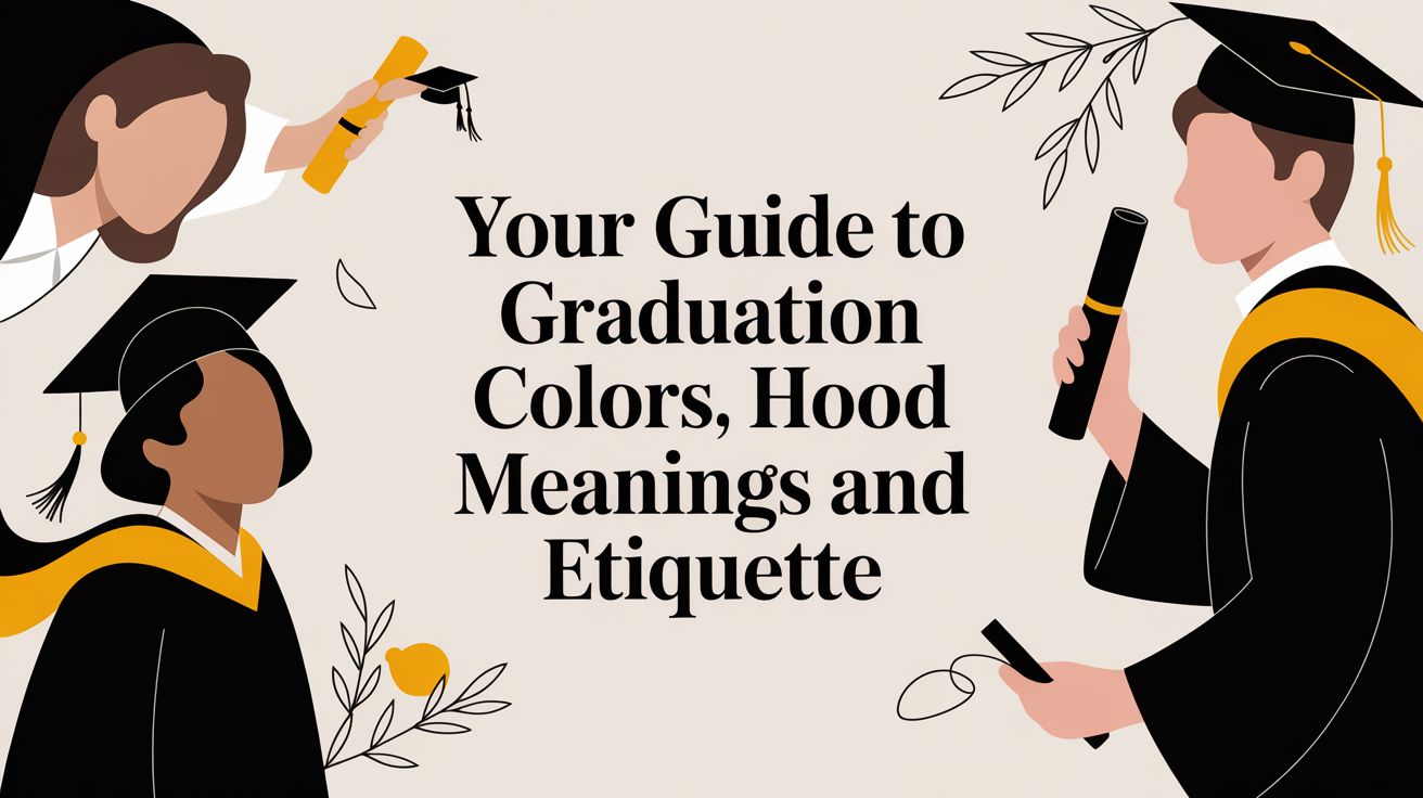 Your Guide to Graduation Colors Hood Meanings and Etiquette  Graduation  Cap and Gown
