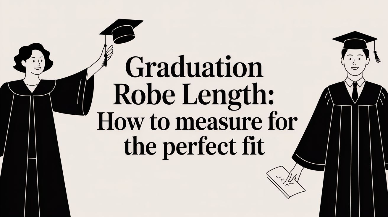 Graduation Robe Length: How to Measure for the Perfect Fit  Graduation Cap  and Gown