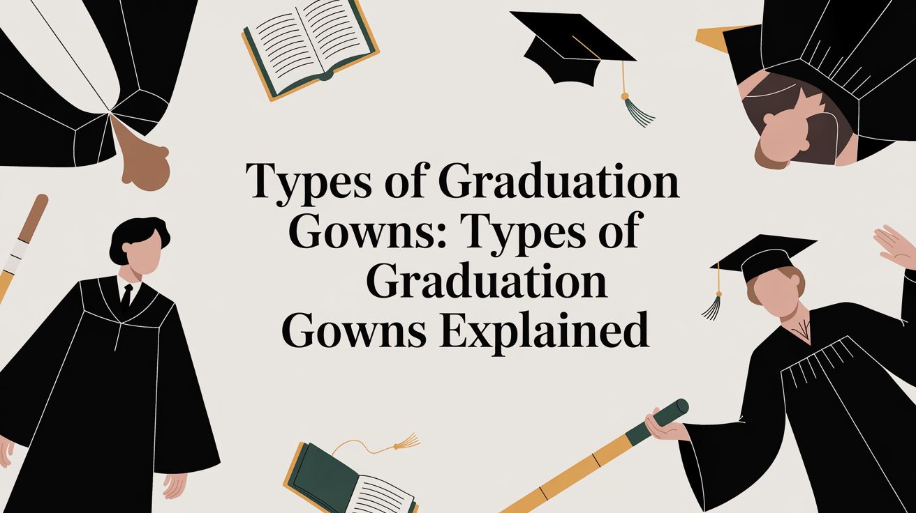 Types of Graduation Gowns: A Complete Guide to Academic Regalia Graduation Cap and Gown Types of Graduation Gowns: A Complete Guide to Academic Regalia Graduation Cap and Gown