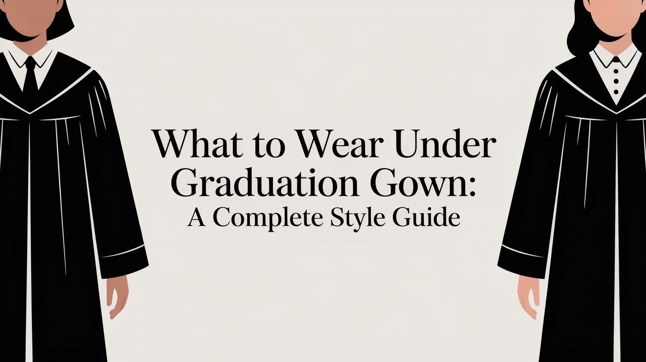 What to Wear Under Graduation Gown: A Complete Style Guide Graduation Cap and Gown What to Wear Under Graduation Gown: A Complete Style Guide Graduation Cap and Gown