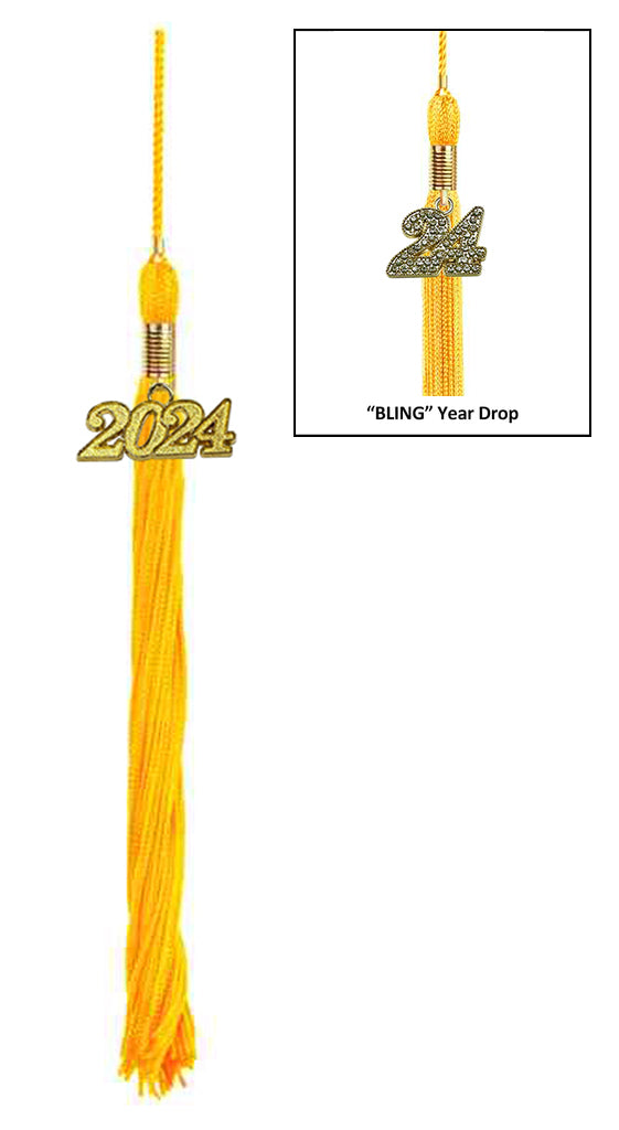 Child Shiny Gold Cap & Tassel - Preschool & Kindergarten Graduation