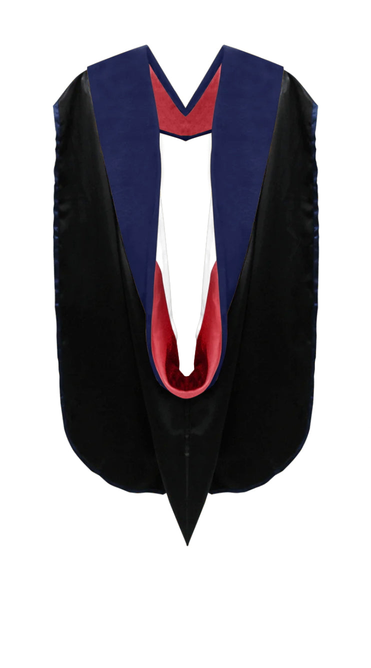 Doctoral Hoods on Clearance (FINAL SALE) - Dark Blue Velvet
