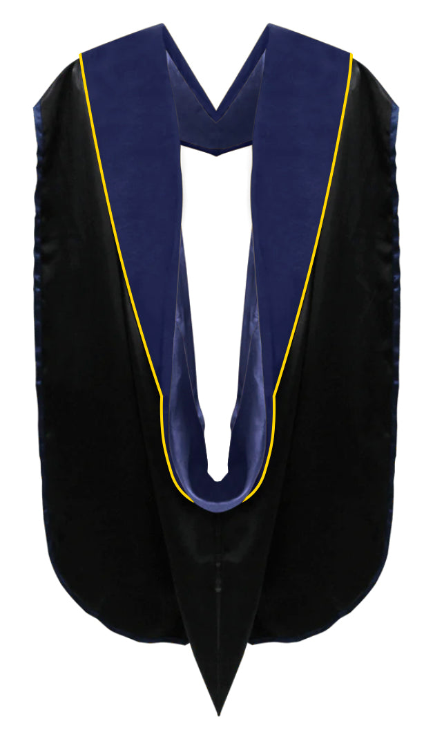 Doctoral Hoods on Clearance (FINAL SALE) - Dark Blue Velvet