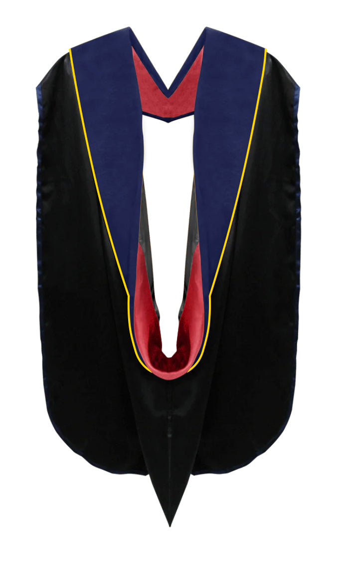 Doctoral Hoods on Clearance (FINAL SALE) - Dark Blue Velvet