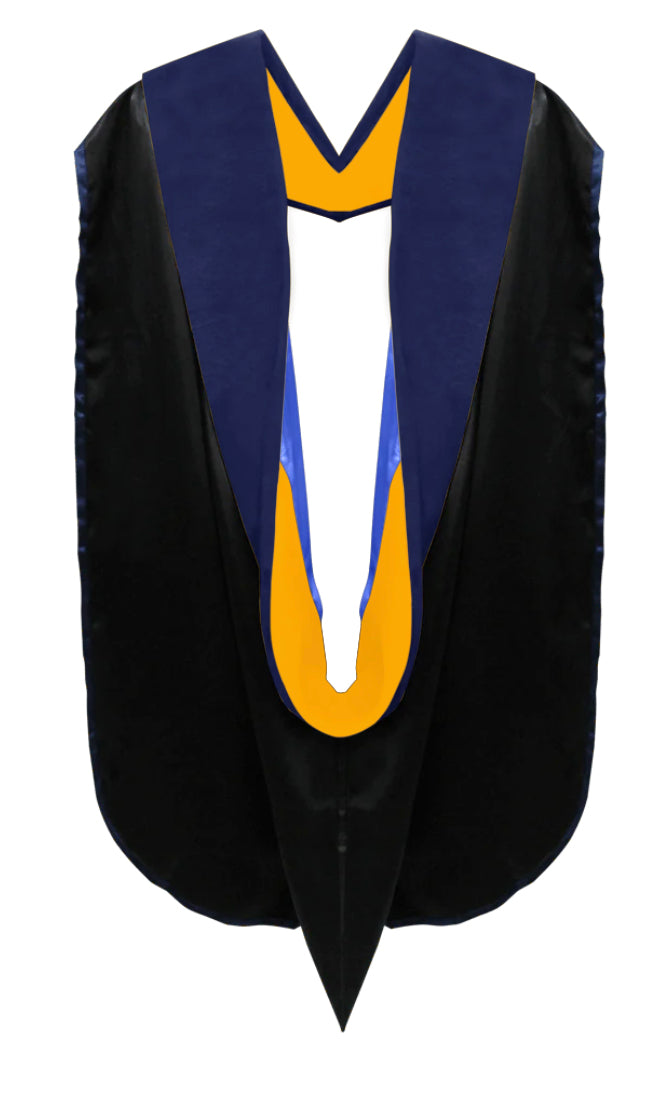 Doctoral Hoods on Clearance (FINAL SALE) - Dark Blue Velvet