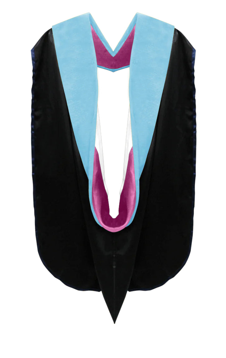 Doctoral Hoods on Clearance (FINAL SALE) - Light Blue Velvet
