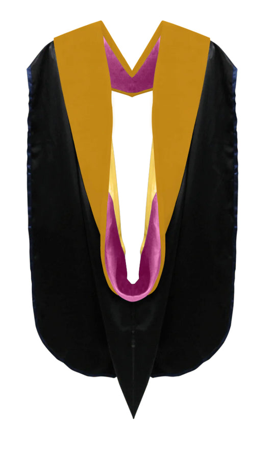 Doctoral Hoods on Clearance (FINAL SALE) - Science Gold Velvet