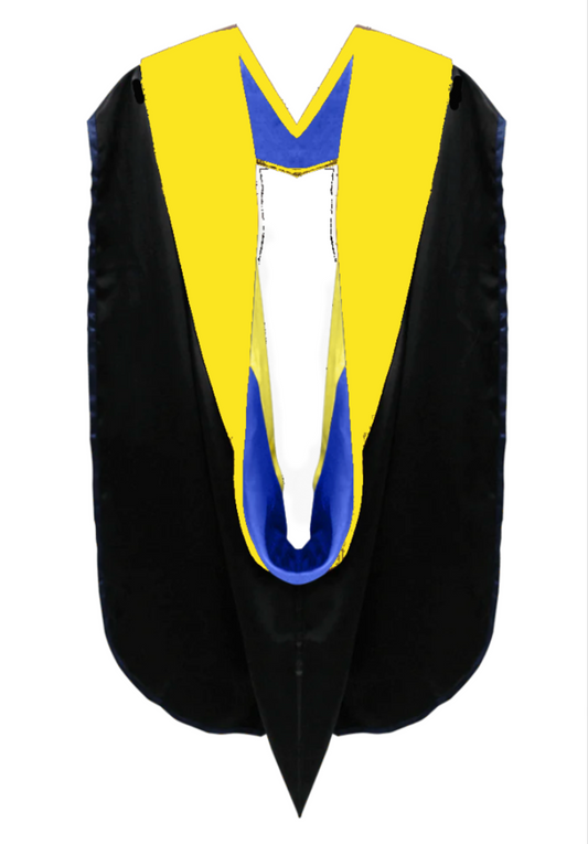 Doctoral Hoods on Clearance (FINAL SALE) - Lemon Yellow Velvet