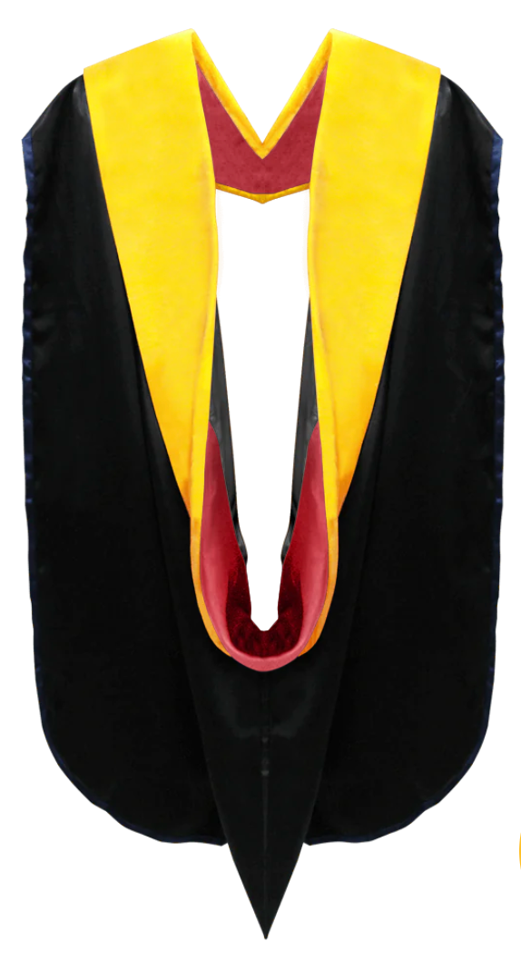 Doctoral Hoods on Clearance (FINAL SALE) - Maize Velvet