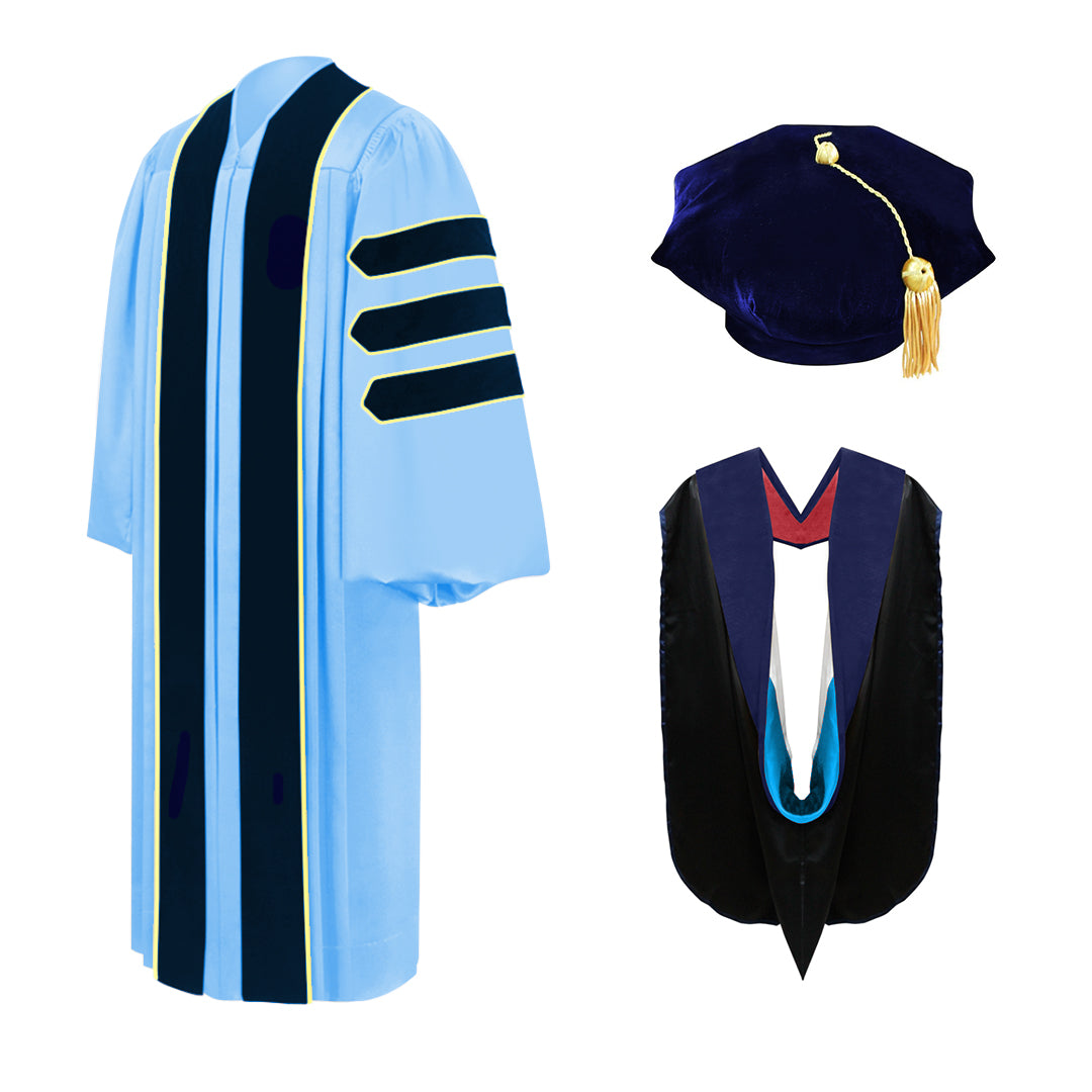 PhD Gown, Hood and Tam Package - CBI & SEMINARY PhD Gown, Hood and Tam Package - CBI & SEMINARY