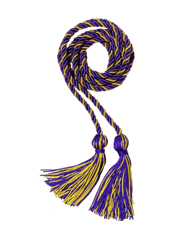 for honor purple gear Purple and Gold Two Color Graduation Honor Cord – Graduation Cap and Gown
