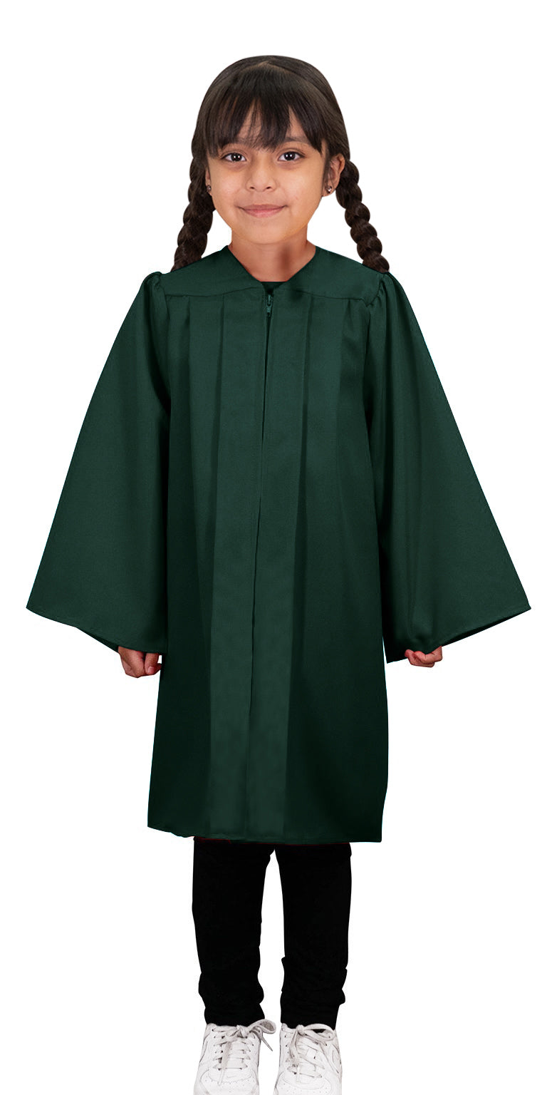 Child Matte Hunter Graduation Gown - Preschool & Kindergarten Gowns 27 (3'6" - 3'8") Child Matte Hunter Graduation Gown - Preschool & Kindergarten Gowns 27 (3'6" - 3'8")