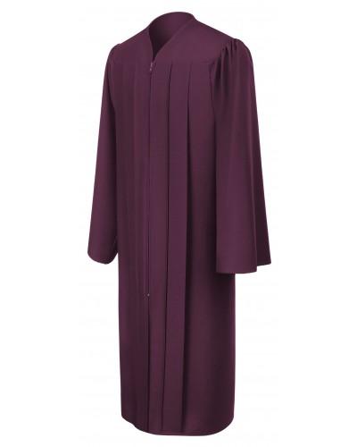 Matte Maroon Bachelors Graduation Gown - College & University - Graduation Cap and Gown