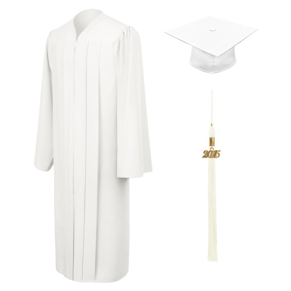 BIBLE SURVEY Matte White Cap Gown Package CBI SEMINARY