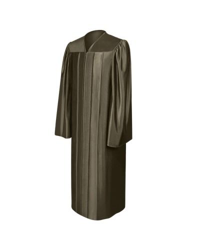 Shiny Brown Bachelors Graduation Gown - College & University Graduation Cap and Gown Shiny Brown Bachelors Graduation Gown - College & University Graduation Cap and Gown