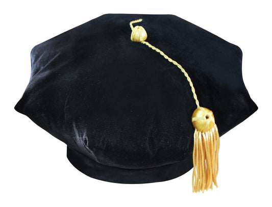 8 Sided Doctoral Tam - Graduation Cap and Gown