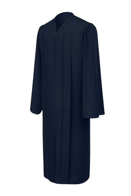 Matte Navy Blue High School Graduation Gown 66 (6'9" - 6'11") Matte Navy Blue High School Graduation Gown 66 (6'9" - 6'11")