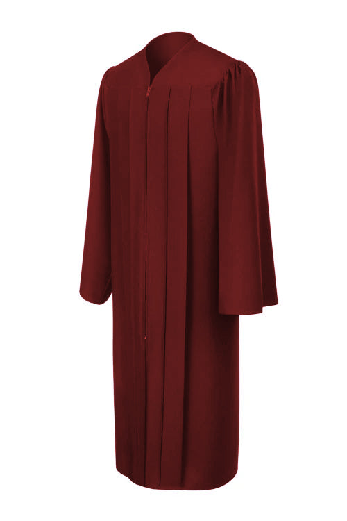Matte Burgundy High School Graduation Gown 48XL (5'3" - 5'5") Matte Burgundy High School Graduation Gown 48XL (5'3" - 5'5")