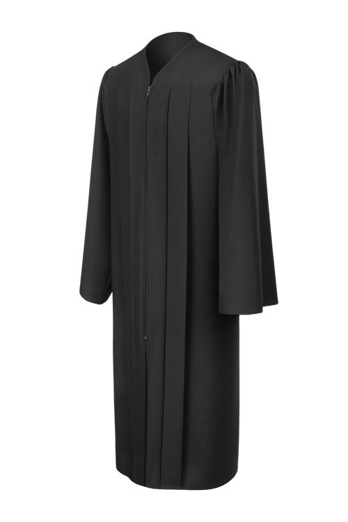 Matte Black High School Graduation Gown 42 (4'9" - 4'11") Matte Black High School Graduation Gown 42 (4'9" - 4'11")