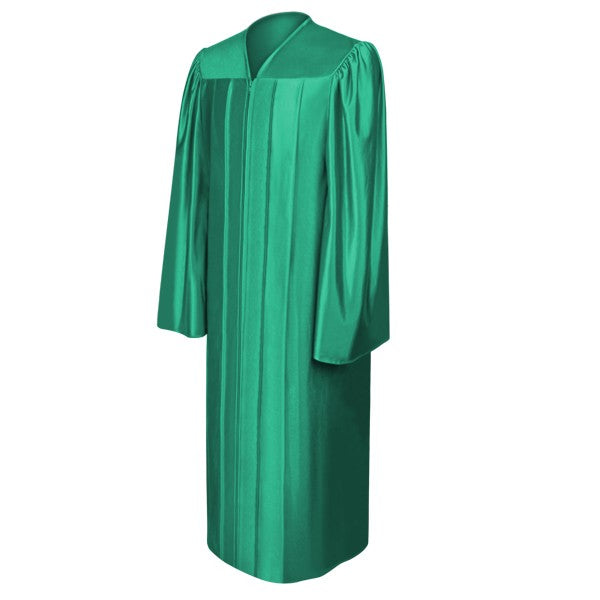 Shiny Emerald Green High School Graduation Gown 42 (4'9" - 4'11") Shiny Emerald Green High School Graduation Gown 42 (4'9" - 4'11")