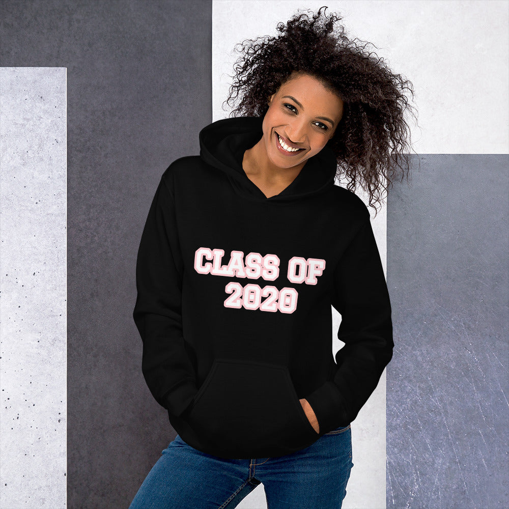 Graduation "CLASS OF 2020" Unisex Hoodie - Graduation Cap and Gown