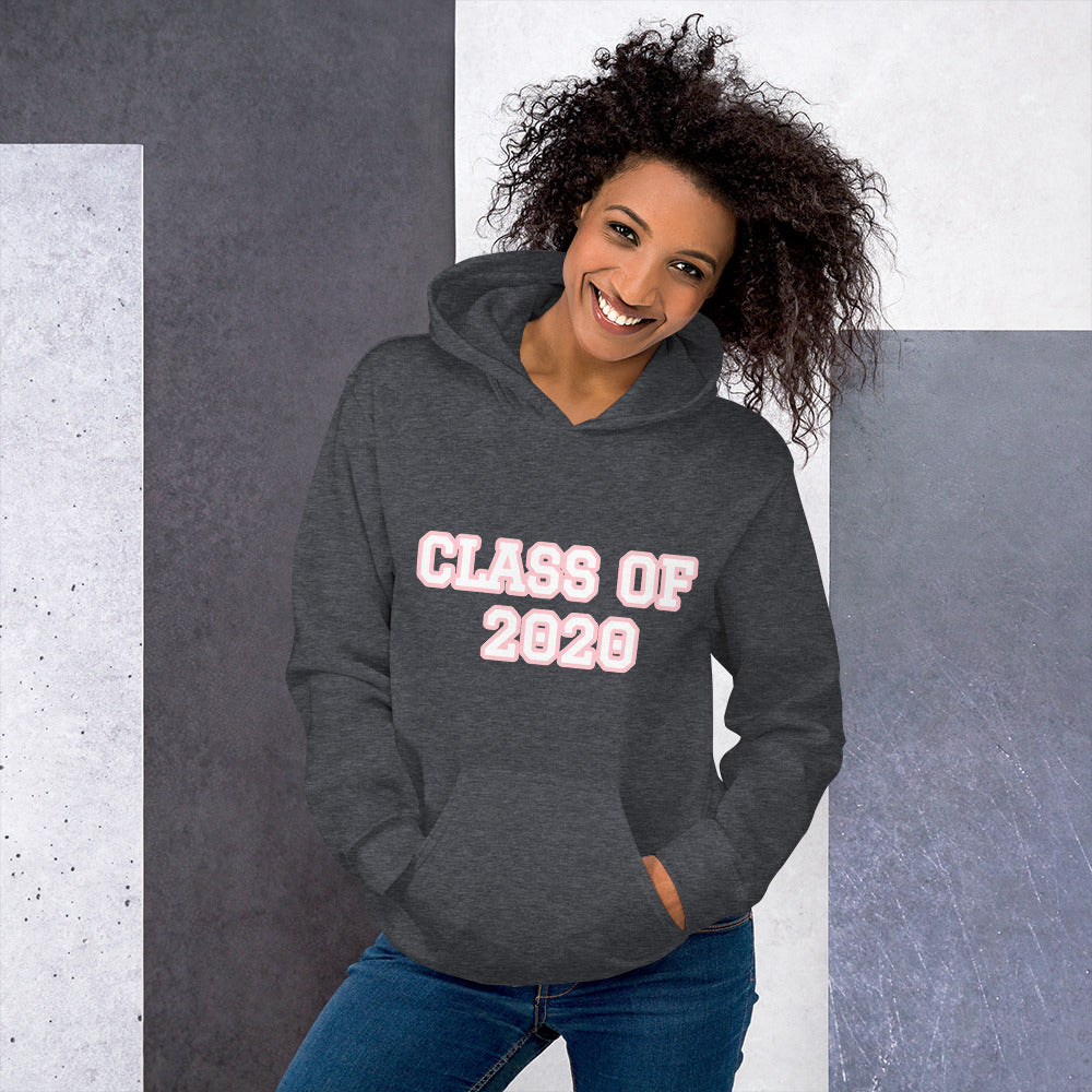 Graduation "CLASS OF 2020" Unisex Hoodie - Graduation Cap and Gown