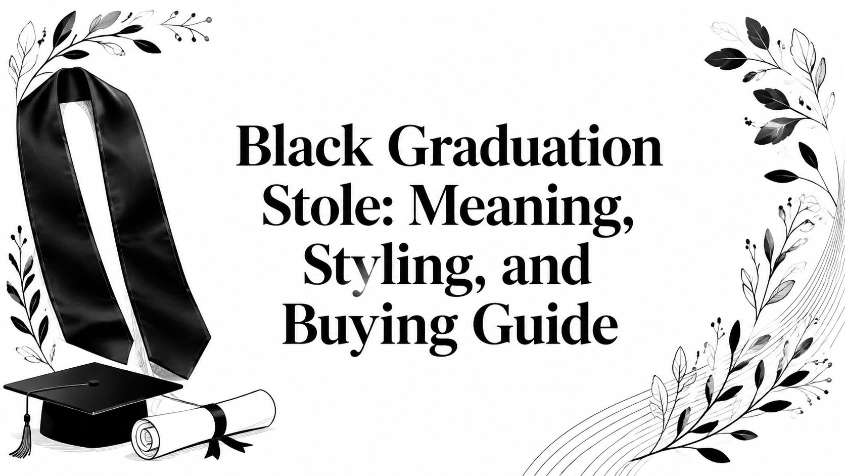 Black Graduation Stole: Meaning, Styling, and Buying Guide