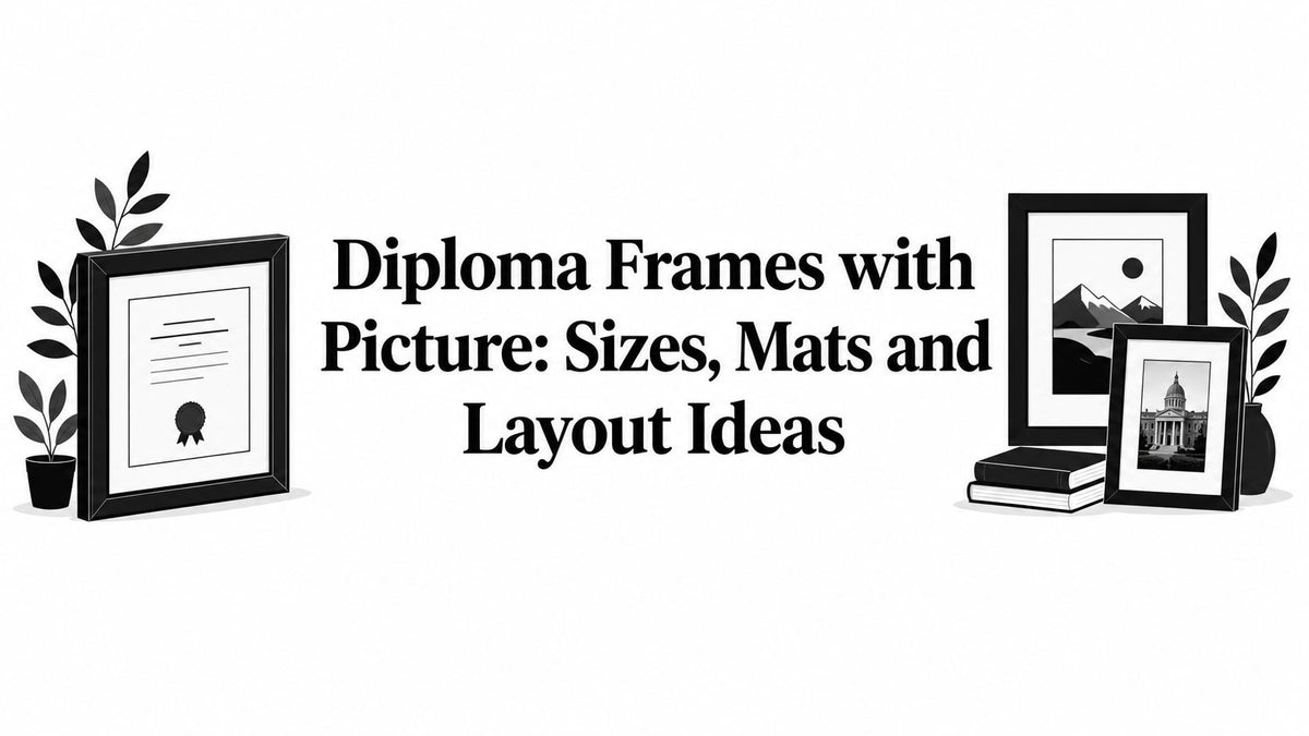 Diploma Frames with Picture: Sizes, Mats and Layout Ideas