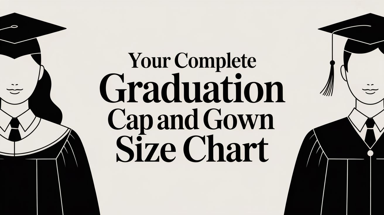 Your Complete Graduation Cap And Gown Size Chart Graduation Cap and Gown