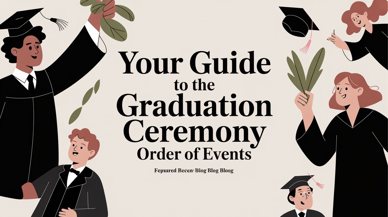 Graduation Ceremony Rundown Your Guide to the Graduation Ceremony Order of Events – Graduation Cap ...