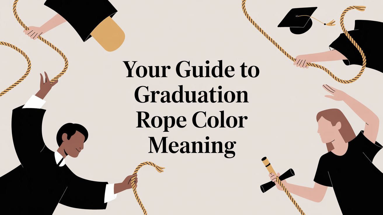 Graduation Ropes Design Your Guide to Graduation Rope Color Meaning – Graduation Cap and Gown
