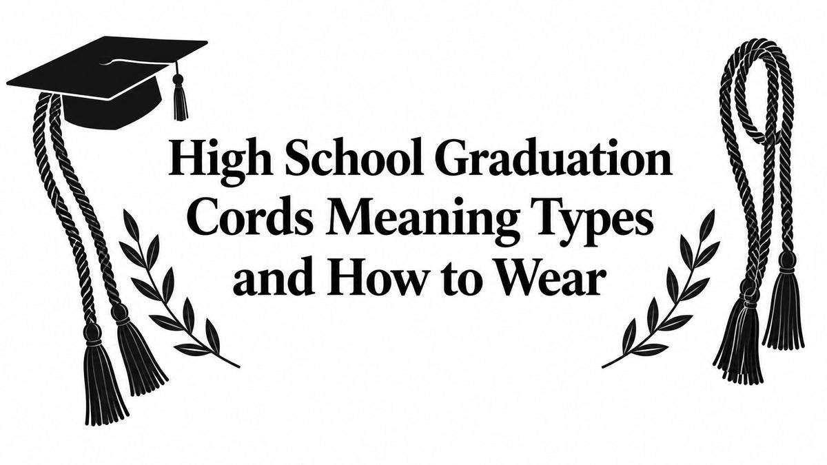 High School Graduation Cords Meaning Types and How to Wear