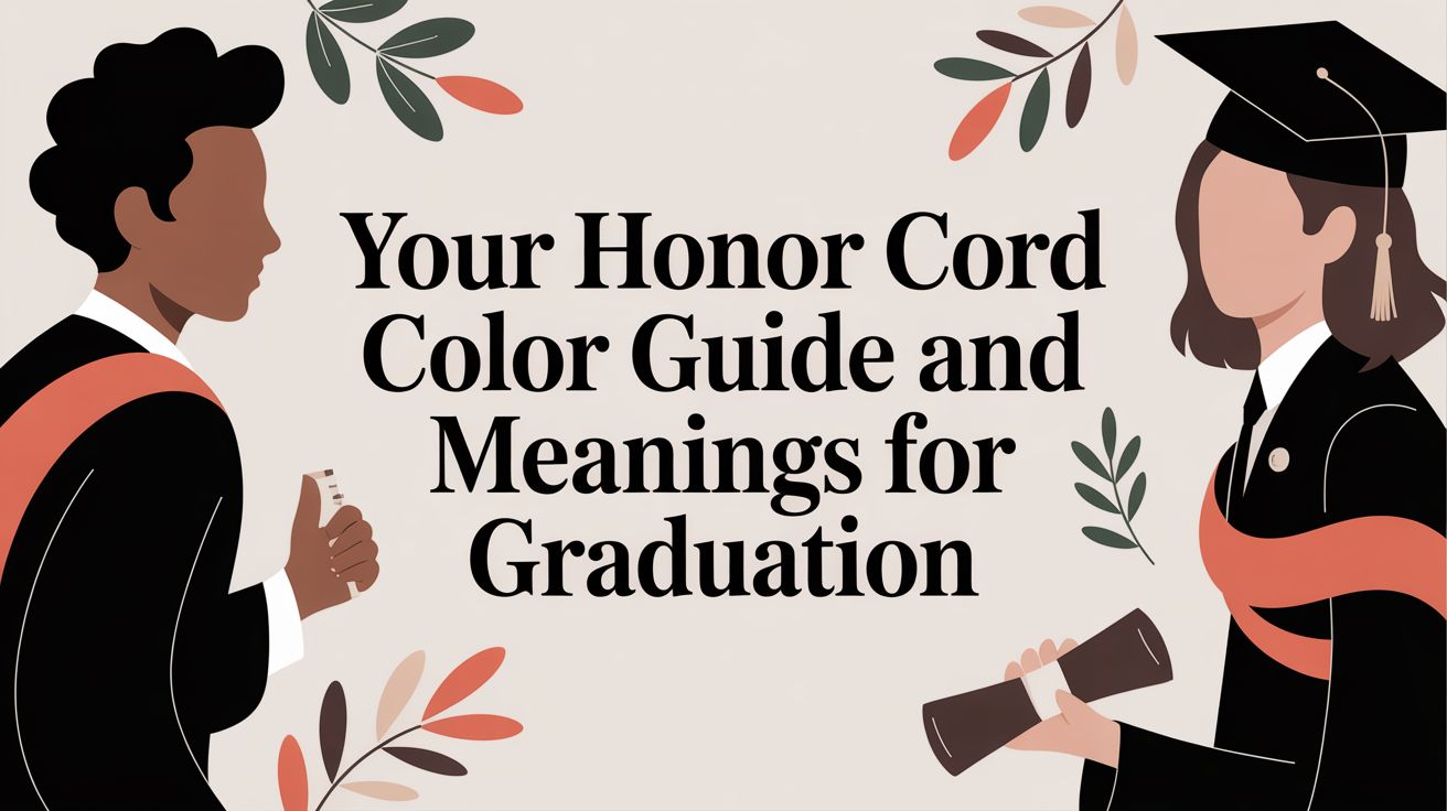 Your Honor Cord Color Guide and Meanings for Graduation