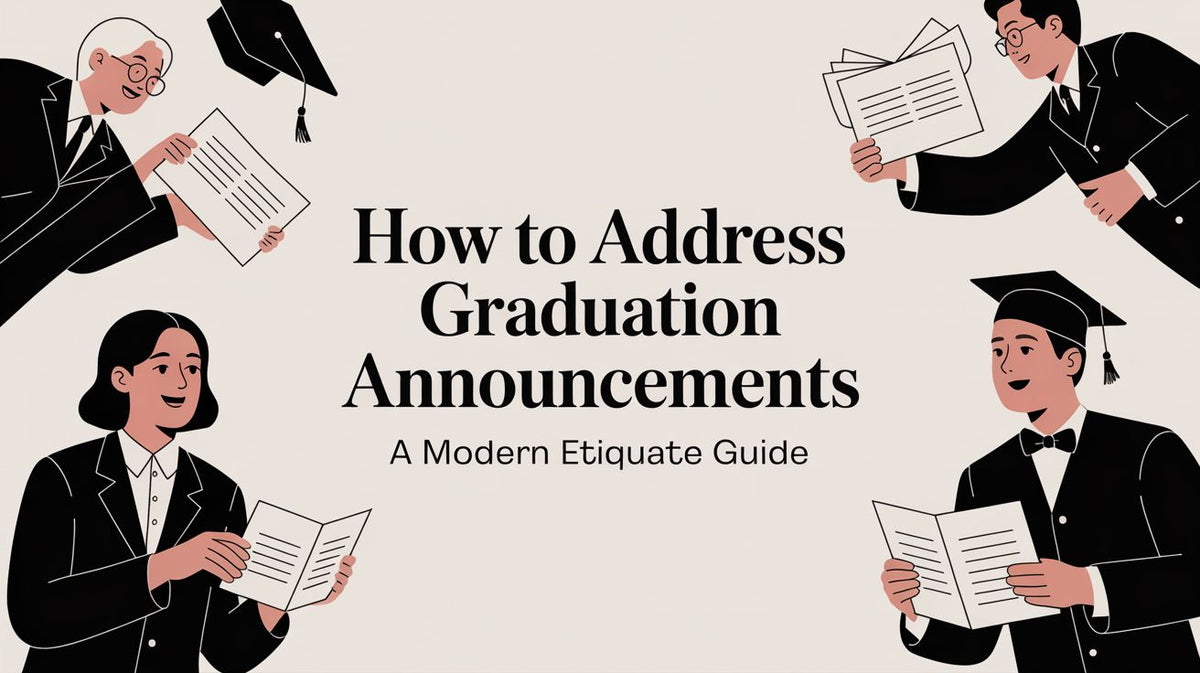 How to Address Graduation Announcements: A Modern Etiquette Guide ...