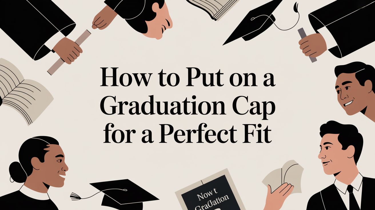 How to Put on a Graduation Cap for a Perfect Fit