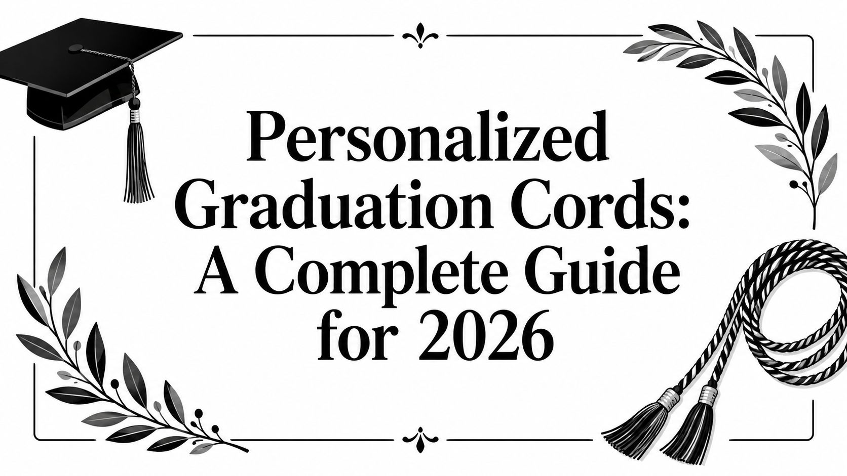 Personalized Graduation Cords: A Complete Guide for 2026