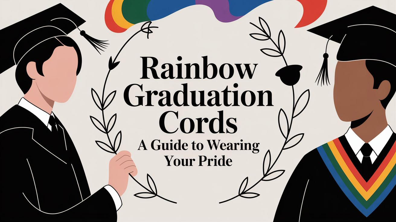 Rainbow Graduation Cords A Guide to Wearing Your Pride