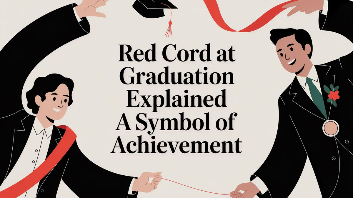 Graduation Rope Red Red Cord at Graduation Explained: A Symbol of Achievement – Graduation ...