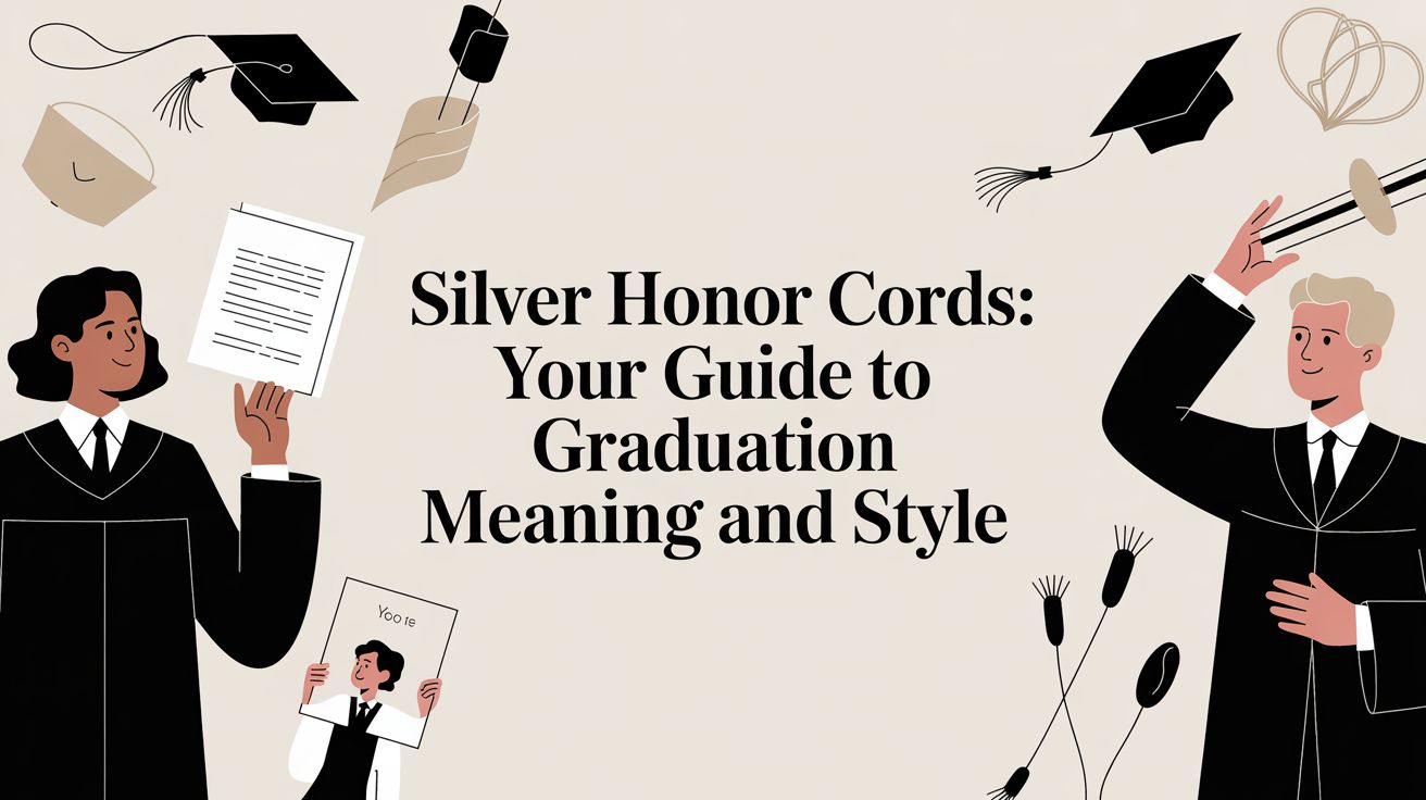 Silver Honor Cords: Your Guide to Graduation Meaning and Style