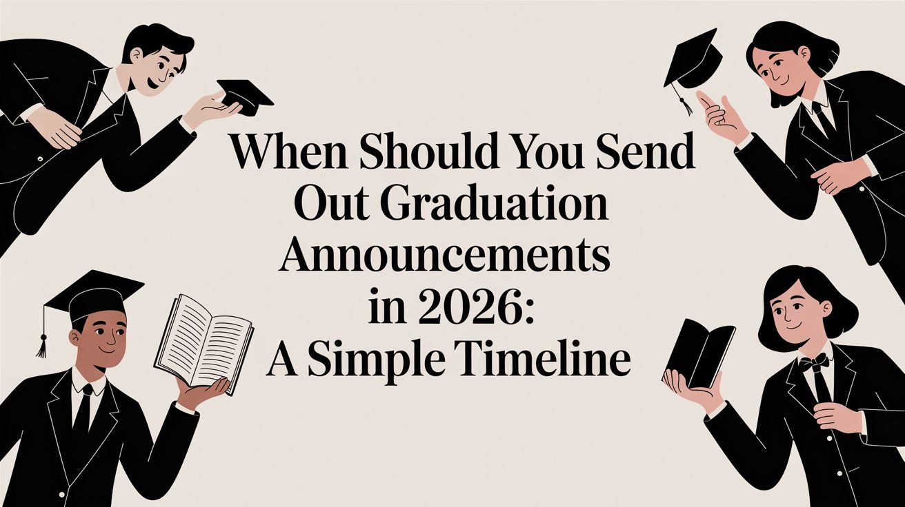 When should you send out graduation announcements in 2026: A simple timeline