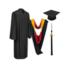 Bachelor's Degree Cap, Gown, Tassel & Hood Packages