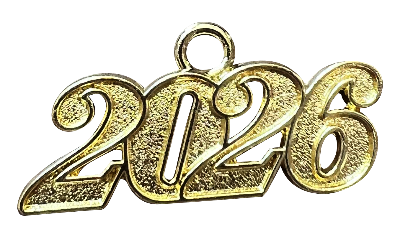2026 Year Date Drop – Graduation Cap and Gown 2026 graduation gown light blue