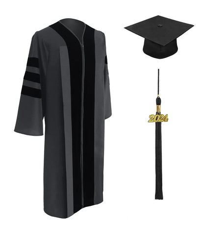 Classic Doctoral Graduation Cap & Gown