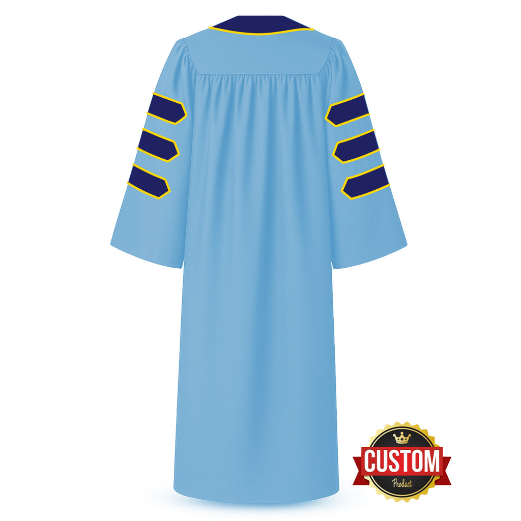Custom Classic Doctoral Gown, Tam and Hood Package - Graduation Cap and Gown