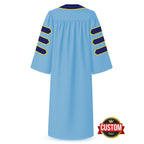 Custom Classic Doctoral Gown, Tam and Hood Package - Graduation Cap and Gown