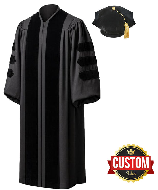 Deluxe Doctoral Graduation Tam & Gown Package