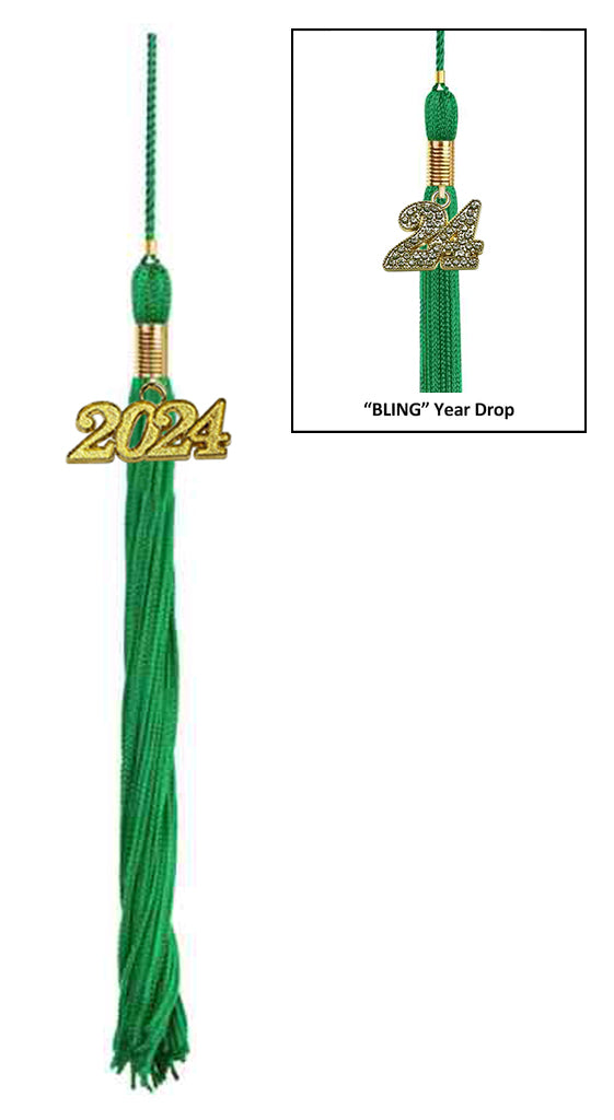 Emerald Green Graduation Tassel College & High School Tassels Graduation Cap and Gown