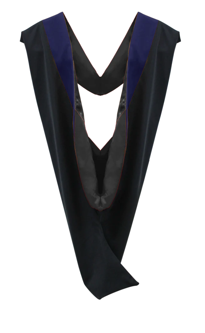 Bachelor Hoods on Clearance (FINAL SALE) - Dark Blue Velvet