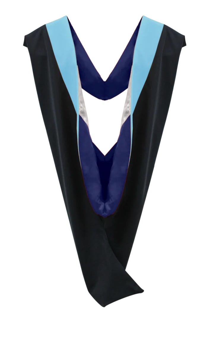 Bachelor Hoods on Clearance (FINAL SALE) - Light Blue Velvet